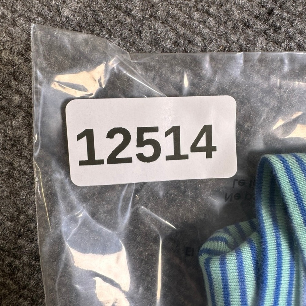 LL Bean Striped Cotton Tank Top Blue Mint Green Sleeveless Scoop Neck M REG - Picture 9 of 9